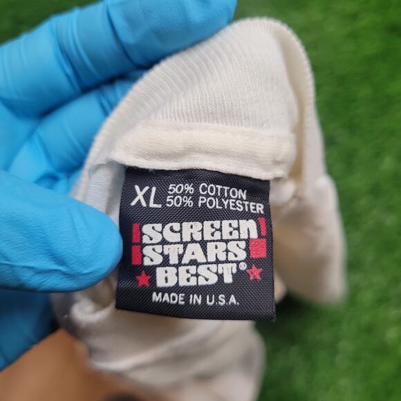 VTG 90s Funny Lawn Mowing Dad Joke T-Shirt Large Made In USA - Picture 10 of 10